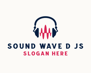 Dj - DJ Headphones Audio logo design