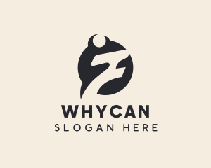 Human Shape - Generic Human Letter Z logo design