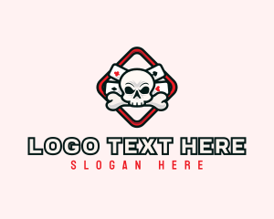 Skull - Skull Casino Gaming logo design