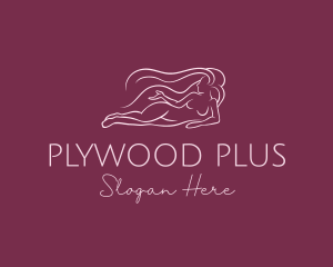 Nude Woman Hair logo design