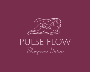 Nude Woman Hair logo design