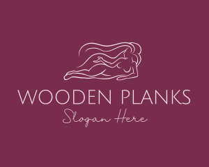 Nude Woman Hair logo design