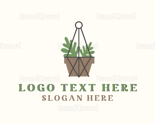 Macrame Plant Pot Logo