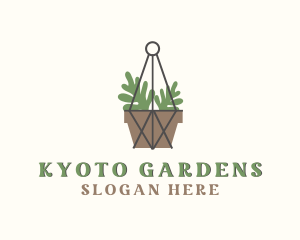 Macrame Plant Pot logo design