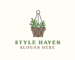 Souvenir Shop - Macrame Plant Pot logo design