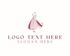 High Fashion - Gown Tailor Couture logo design