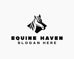 Horse Stallion Equine logo design