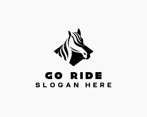 Horse Stallion Equine logo design