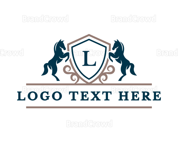 Horse Stallion Equestrian Logo