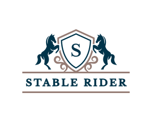 Horse Stallion Equestrian logo design