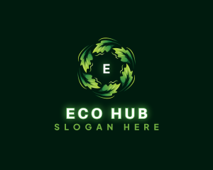 Leaf Eco Decoration logo design