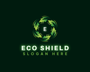 Leaf Eco Decoration logo design