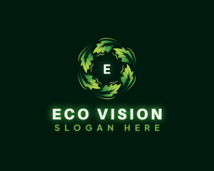 Leaf Eco Decoration logo design