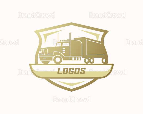 Freight Delivery Truck Logo