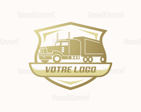 Freight Delivery Truck Logo