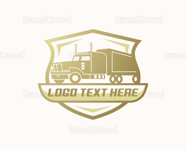 Freight Delivery Truck Logo