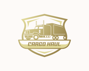 Freight Delivery Truck logo design