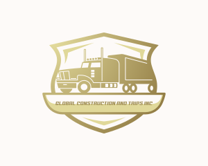 Cargo - Freight Delivery Truck logo design
