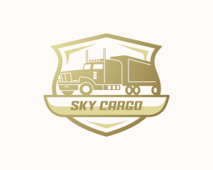 Freight Delivery Truck logo design