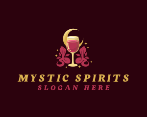 Luxury Snake Wine logo design