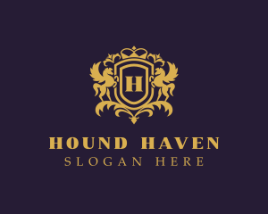 Horse Equestrian Crest logo design