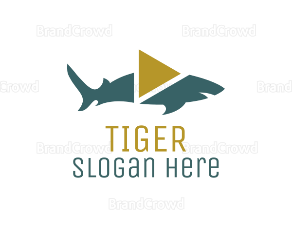 Shark Fish Play Logo