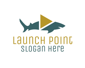 Start - Shark Fish Play logo design