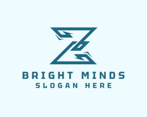 It Expert - Digital Tech Letter Z logo design