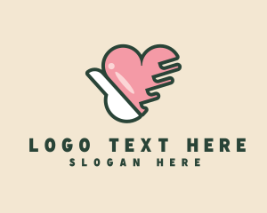 Hand - Hand Heart Care logo design