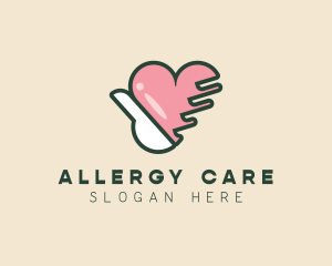 Hand Heart Care logo design