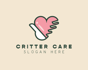 Hand Heart Care logo design