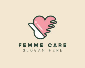 Hand Heart Care logo design