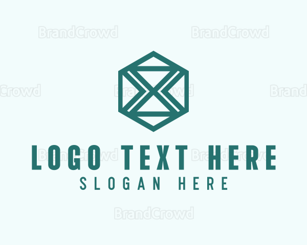 Hexagon Company Letter X Logo