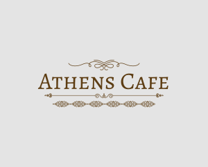 Ornate Elegant Restaurant logo design