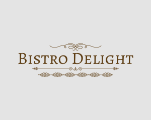 Ornate Elegant Restaurant logo design