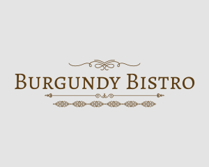 Ornate Elegant Restaurant logo design