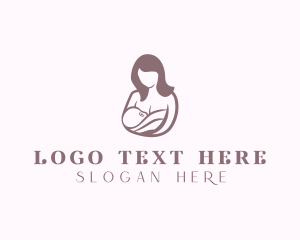 Postpartum - Breastfeeding Maternity logo design