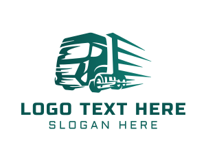 Transportation - Logistics Truck Express logo design