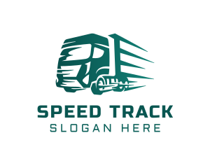 Logistics Truck Express Logo