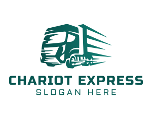 Logistics Truck Express logo design