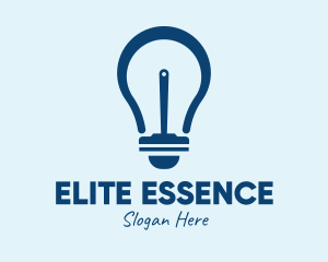 Cleaning Equipment - Light Bulb Squeegee logo design