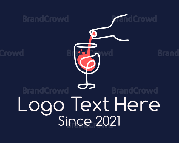 Red Wine Pour Logo