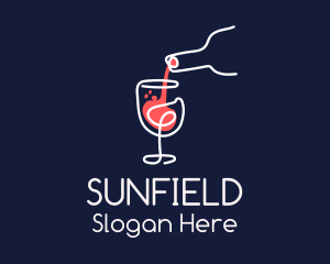 Red Wine Pour Logo