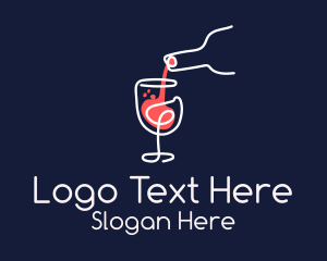 Red Wine Pour Logo
