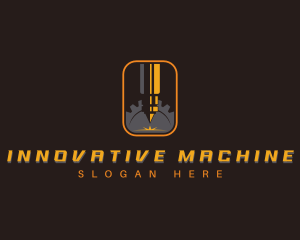 Industrial Laser Machine  logo design