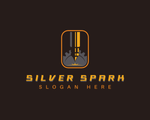 Industrial Laser Machine  logo design