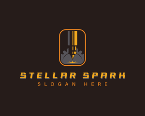 Industrial Laser Machine  logo design