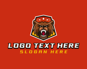 Bear - Fierce Bear Gaming logo design