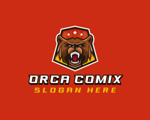 Predator - Fierce Bear Gaming logo design
