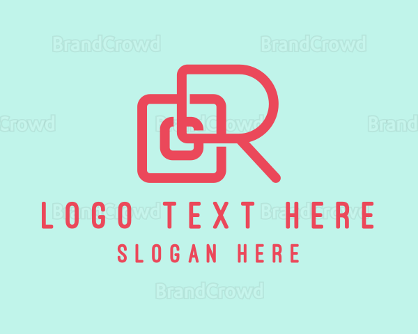 Photography Studio Letter R Logo